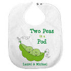 Two Peas In A Pod Baby Bib 86828